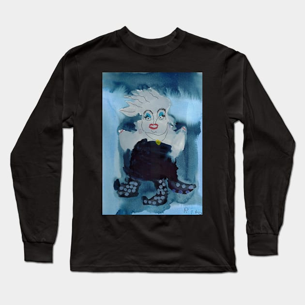 Sea Witch Long Sleeve T-Shirt by Rita Winkler